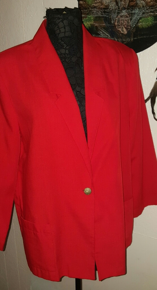 Sag Harbor Vintage Red Blazer